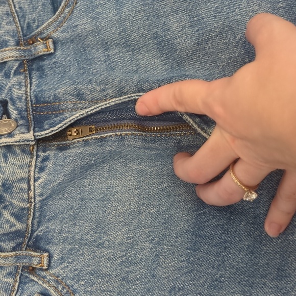 PacSun light blue straight leg high rise mom jeans - Picture 7 of 11